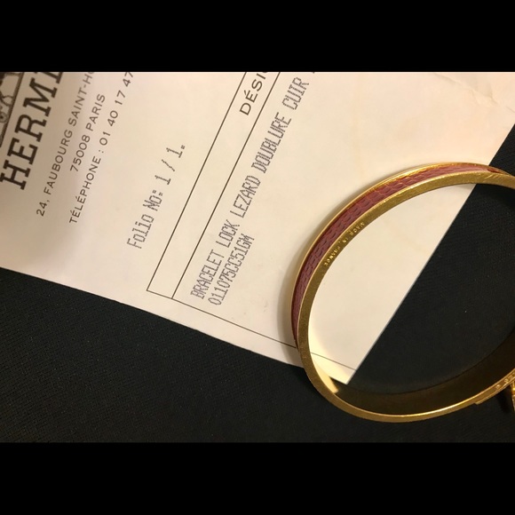 A69- 💯 % Authentic Hermès Kelly Bracelt - Picture 9 of 15